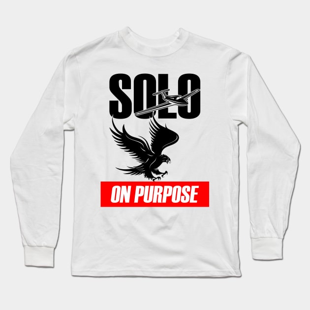 FLY SOLO | 2 SIDED Long Sleeve T-Shirt by VISUALUV